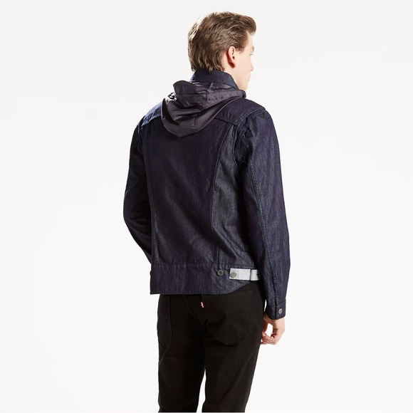 Men’s LEVIS Commuter jean jacket - XL - Picture 2 of 2